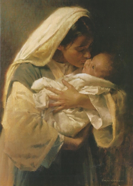 Mary kissing Jesus 001